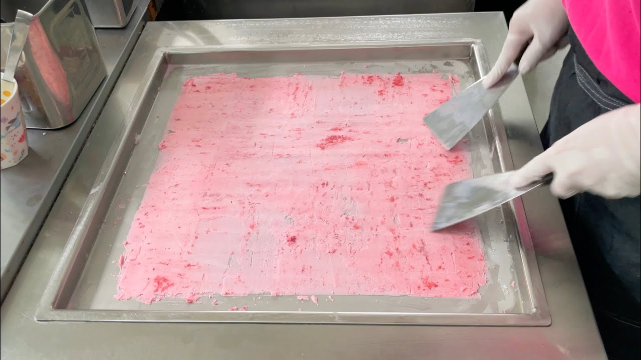 【無限ロールアイス】上手すぎて永遠に見てられるロールアイス作り【ASMR】