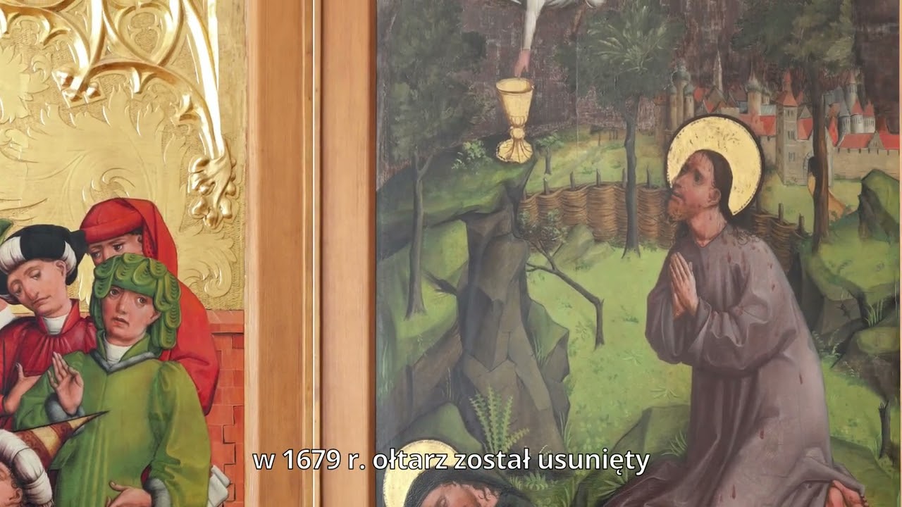 Kwatera dawnej nastawy ołtarza głównego kościoła św. Jakuba St. Apostoła i św. Agnieszki, XV w.