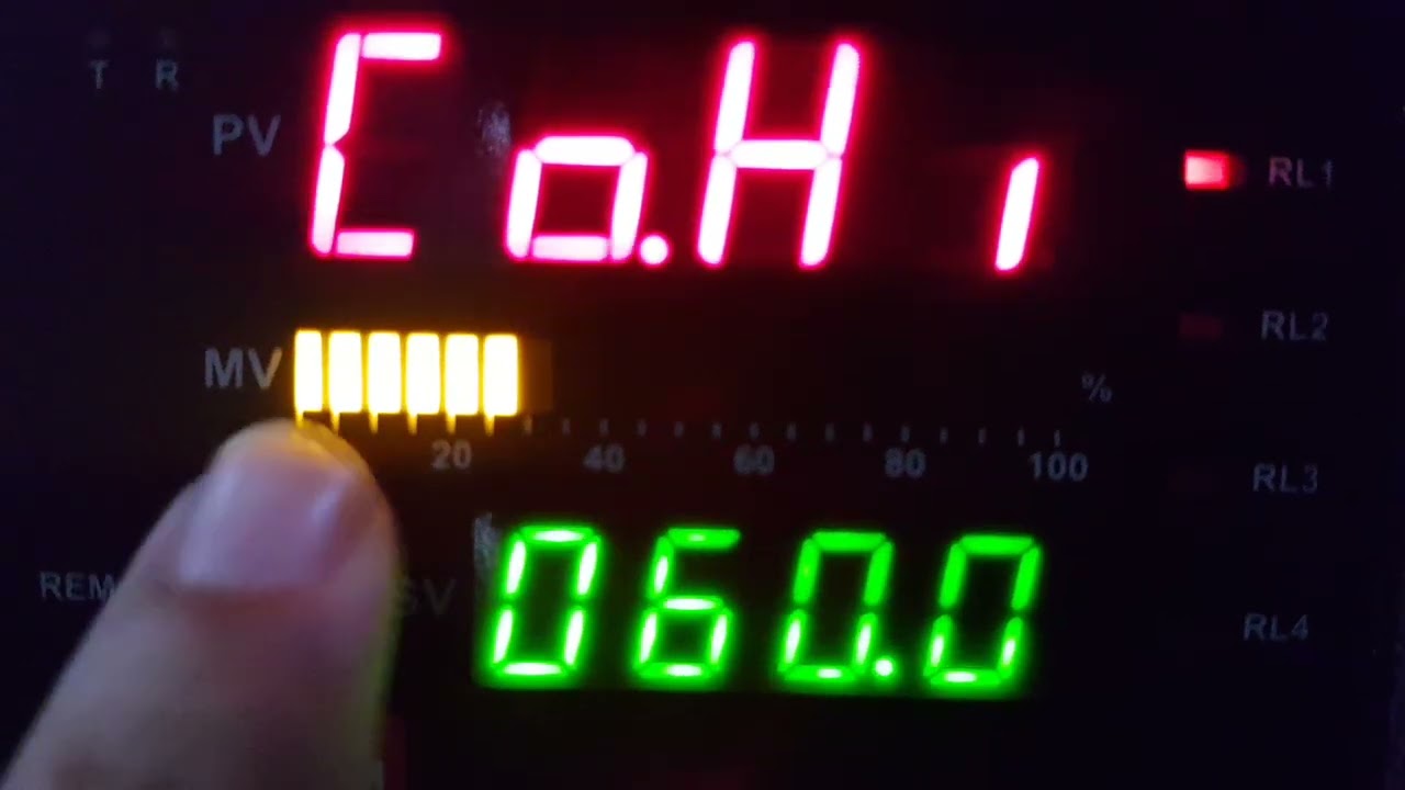 Full parameter detail of 5040 Masibus controller: Temperature controller as a Auto Modulator