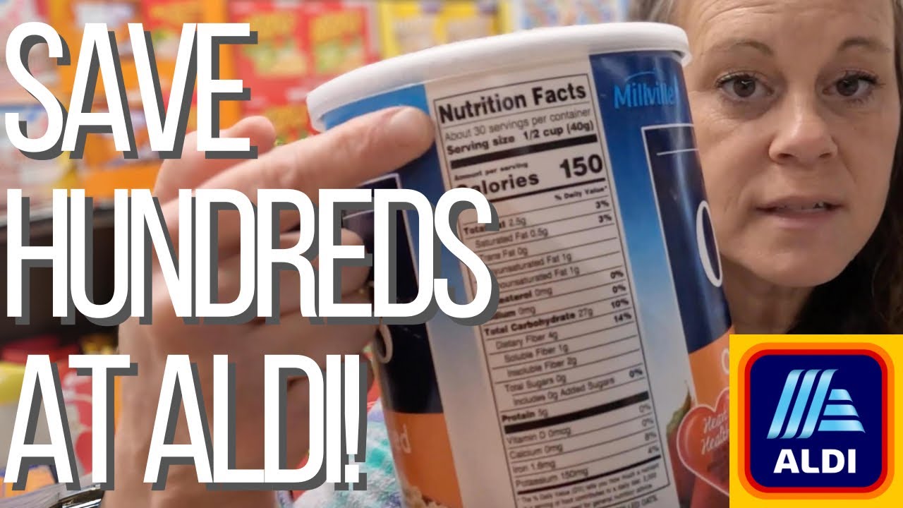 Your ULTIMATE Shopping Guide For EATING HEALTHY On A BUDGET | ALDI's BEST Options! #eathealthy #save