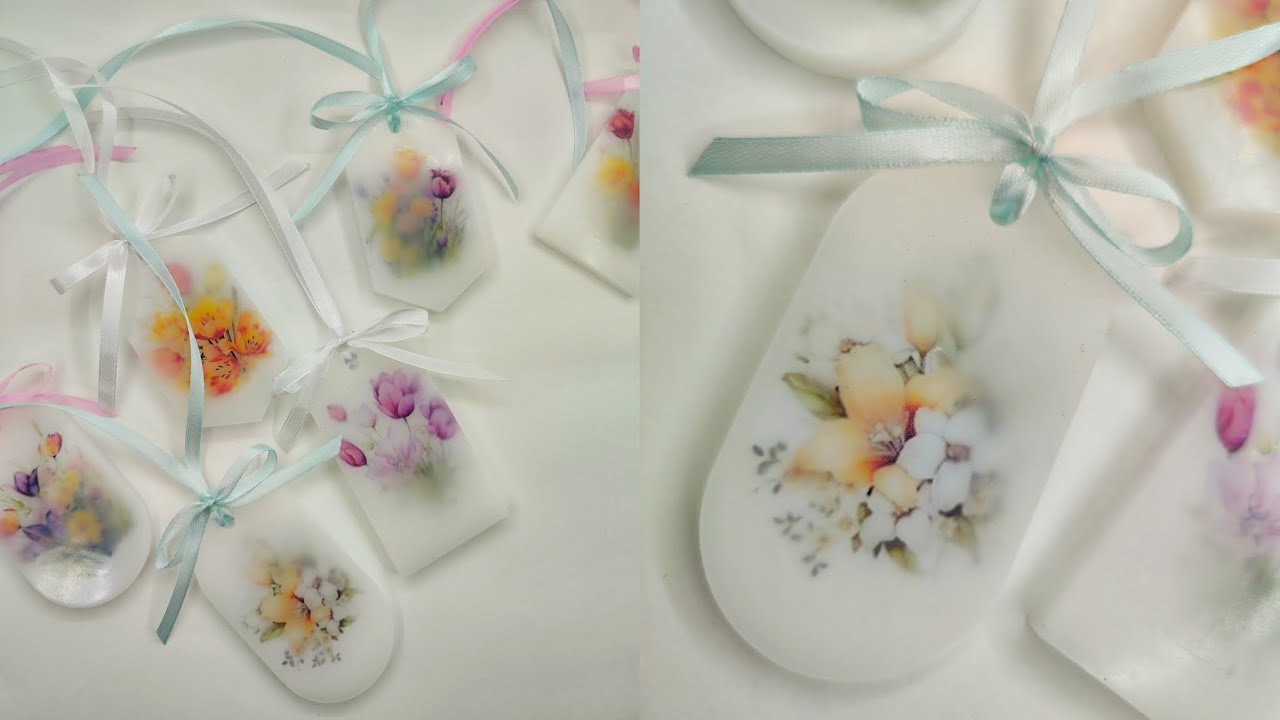 Аромасаше с картинкой / Ароматическое саше из воска / Симфония весны / Ароматическое саше / МК