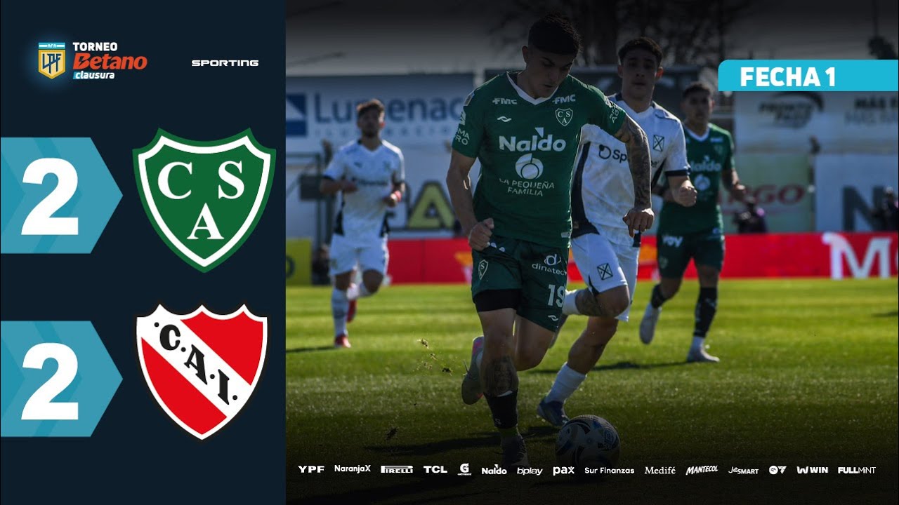 SARMIENTO 2 - 2 INDEPENDIENTE I Resumen del partido | #TorneoBetano Clausura 2025