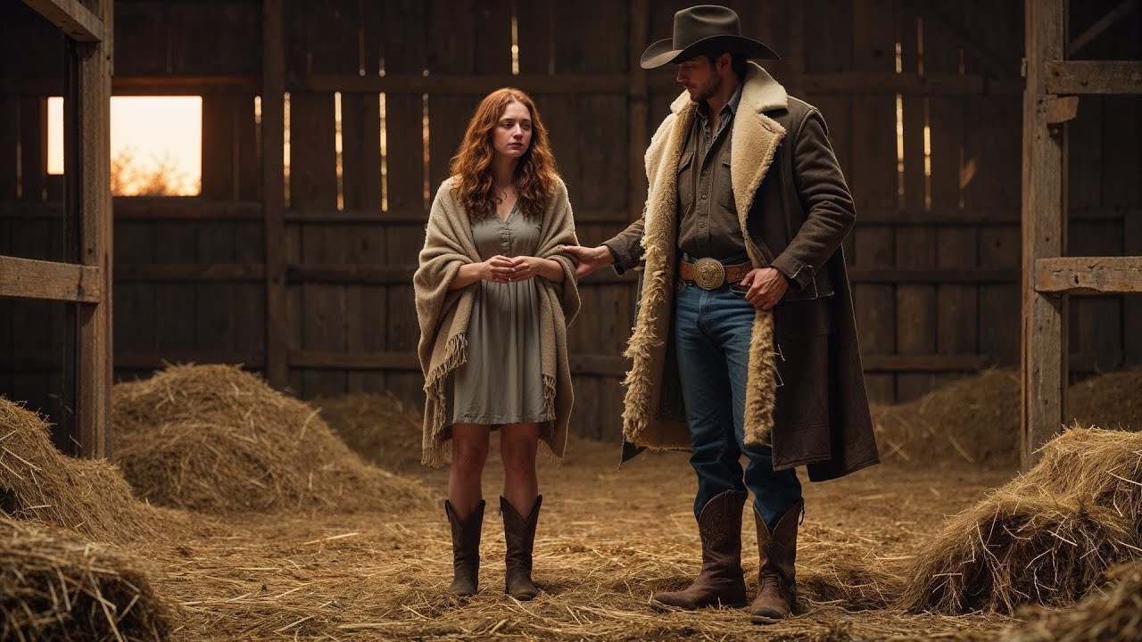 She Was Shivering in the Barn Hay, Until a Cowboy Covered Her With His Blanket and His Love