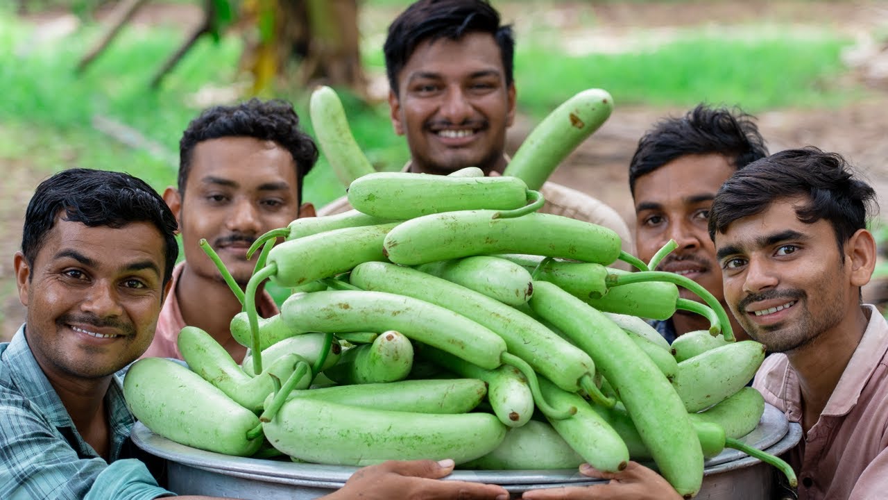 BOTTLE GOURD | Dudhi Nu Shaak | Unique Bottle Gourd Recipe | Village Rasoi