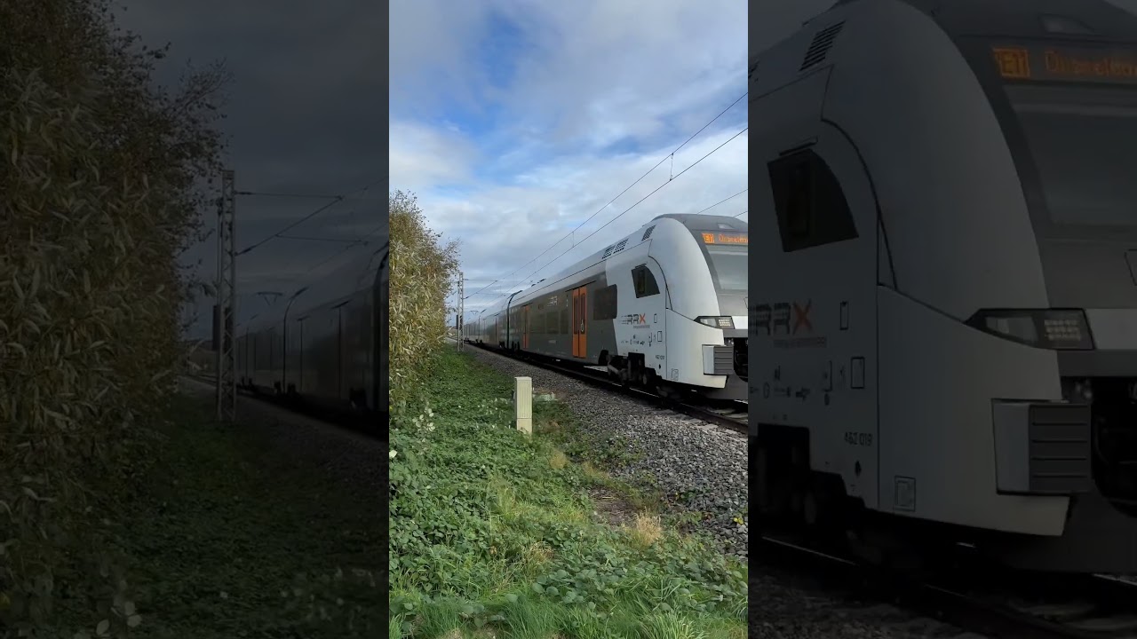 Blauer Himmel trifft Regio!! #regionalbahn #deutschebahn #trainspotting  #dbtrain