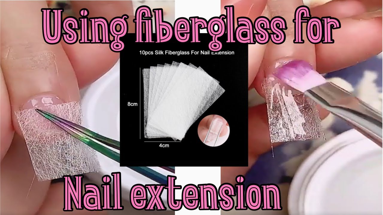 How to use silk fiberglass for nail extension, real life experience