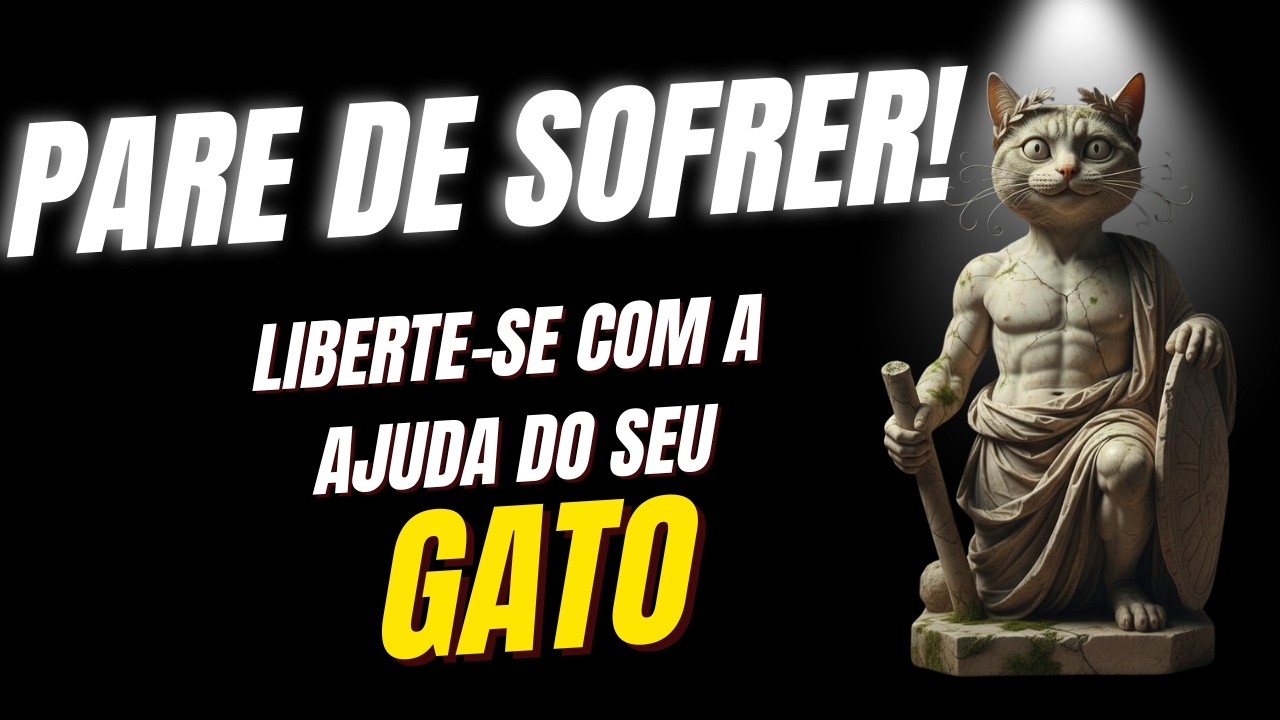 Pare de Sofrer!!! Aprenda o Desapego Estoico com Seu Gato.