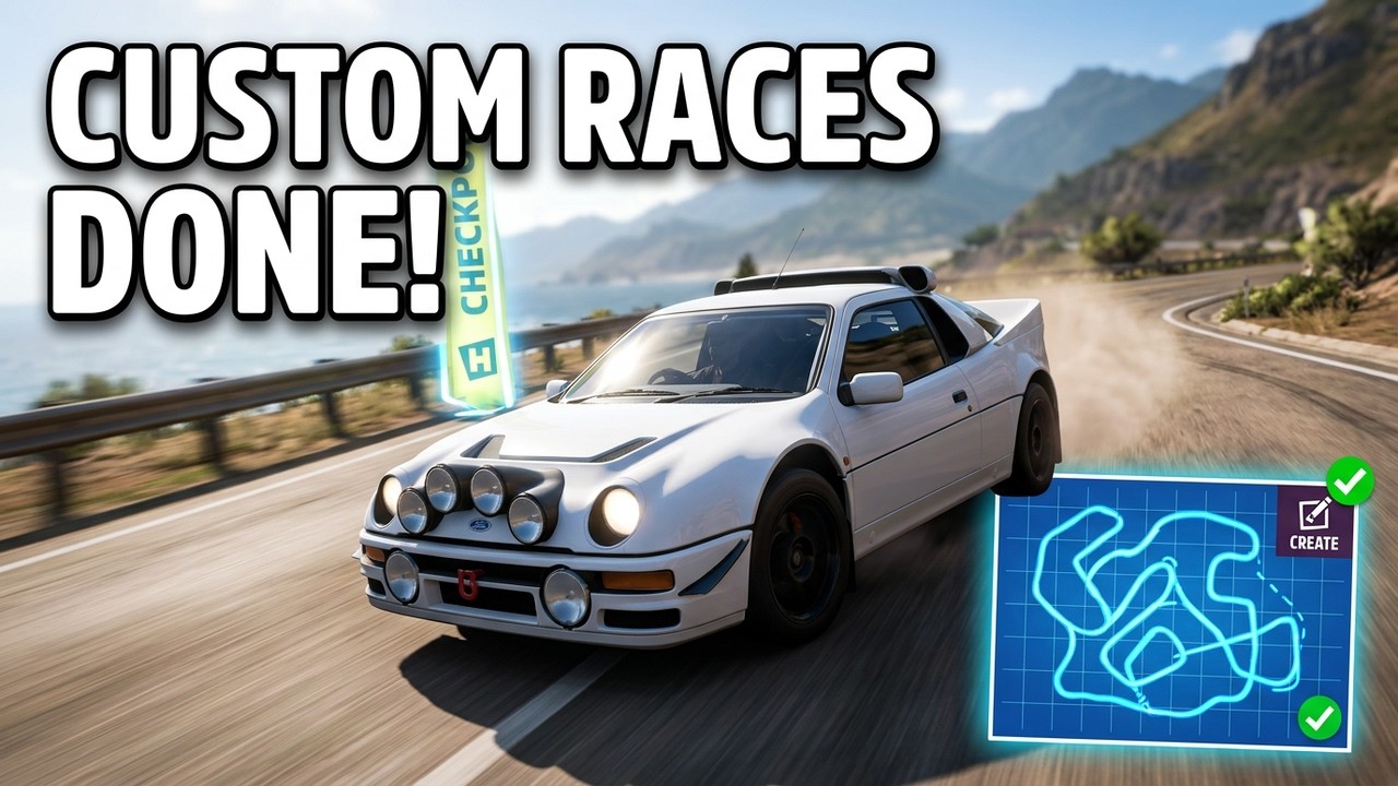 Forza Horizon 6: Как создать собственное событие/гонку (создать свою собственную гонку)