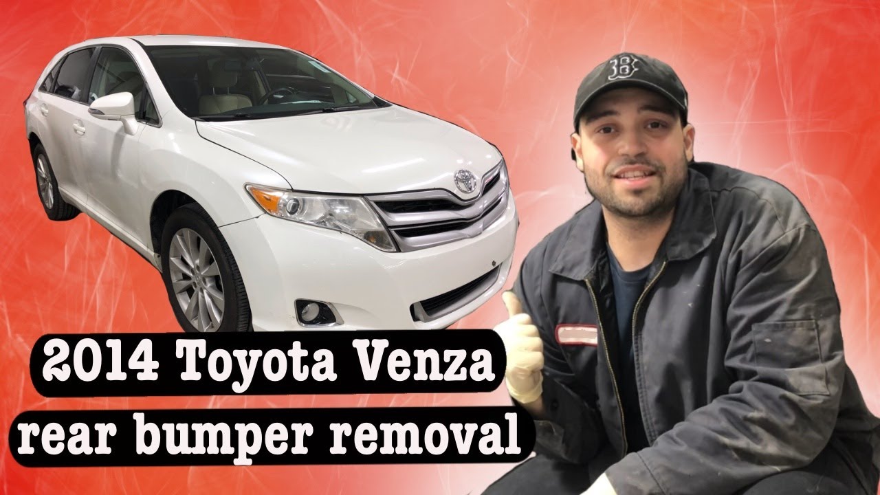 2014 Toyota Venza rear bumper removal