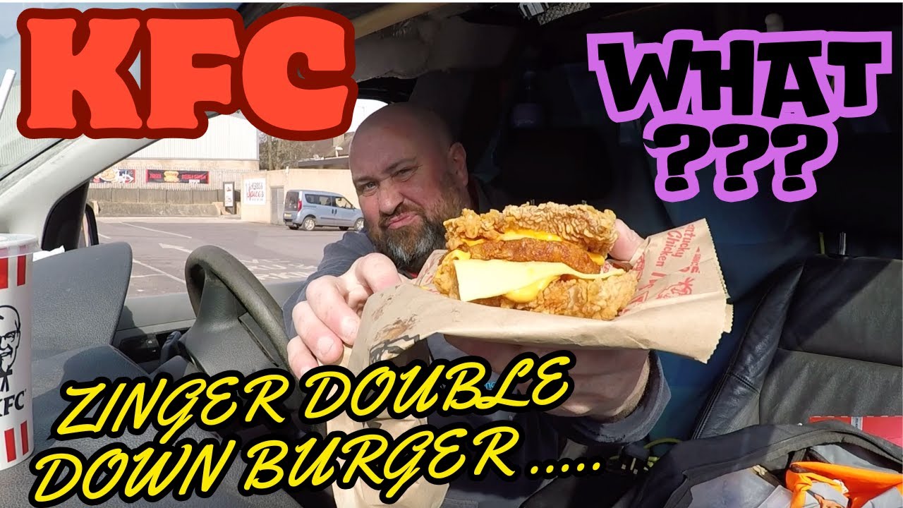 KFC's Zinger Double Down Burger