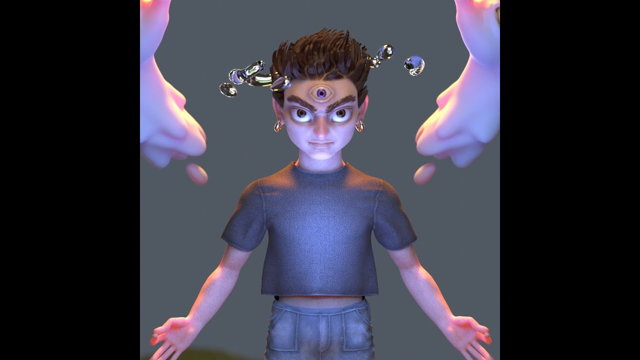 Third eye power-character creating process