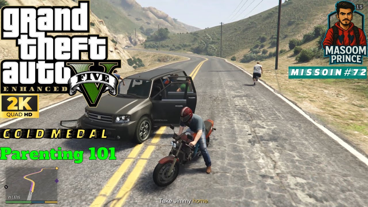 GTA V Enhanced | Mission #72 Parenting 101 | Story Mission Gameplay | 