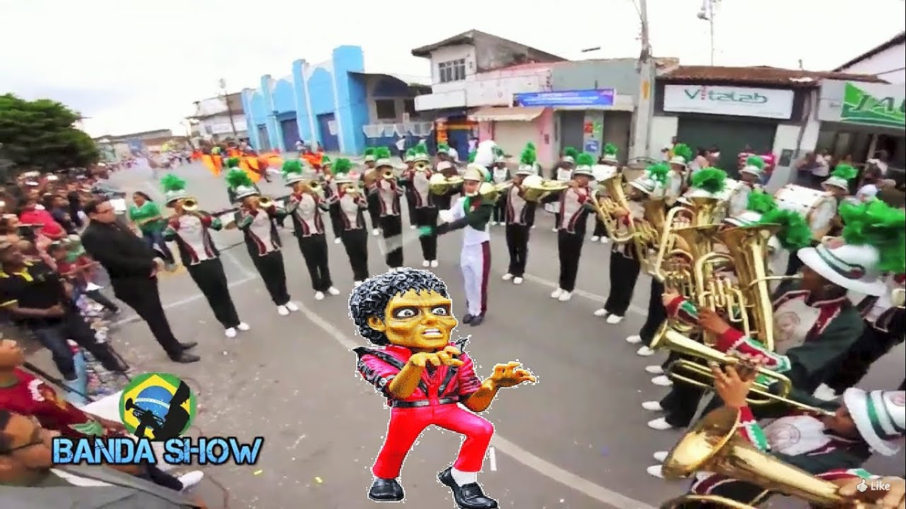 Banda Marcial -TRADICIONAL de Alagoinhas - Michael Jackson - Thriller  ( BANDA SHOW )