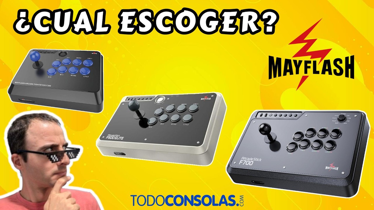 Mayflash F300 vs F500 Elite vs F700: &iquest;Cu&aacute;l es el mejor stick arcade?