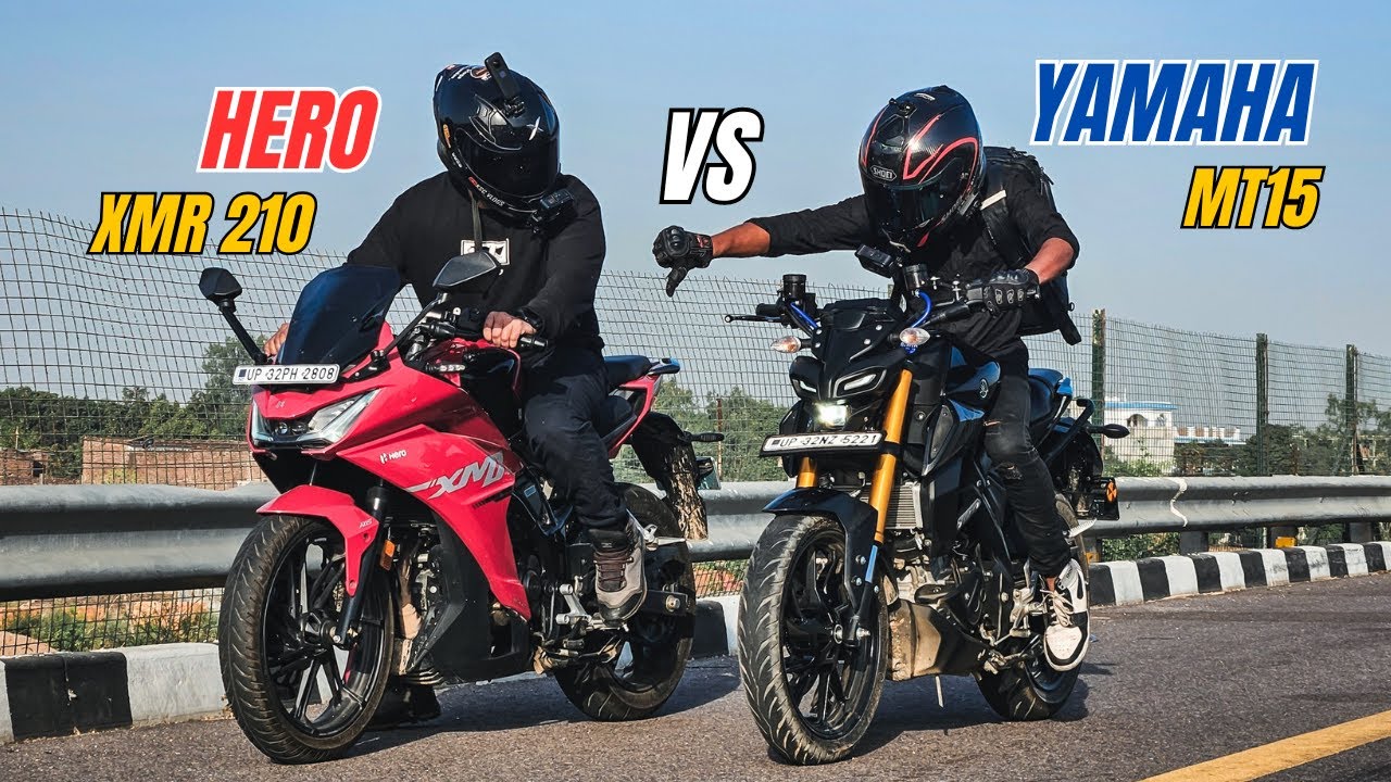 Yamaha MT15 Vs Hero Karizma XMR 210 Highway Drag Race