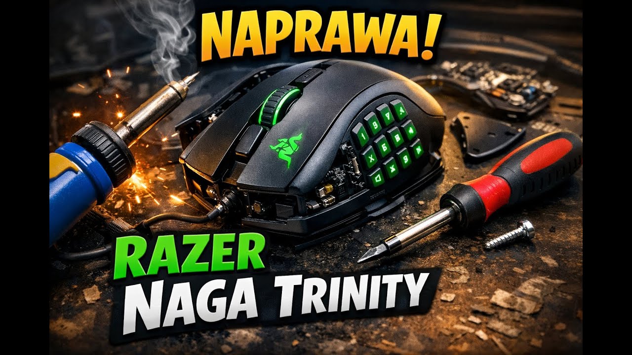 Naprawa myszy Razer Naga Trinity