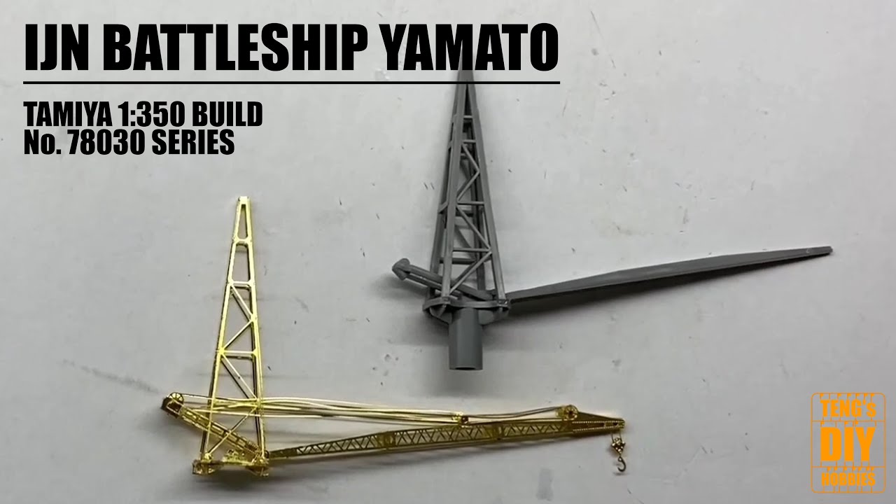 IJN Battleship Yamato Build Tamiya 1:350 - Part 2 - The Building Begins