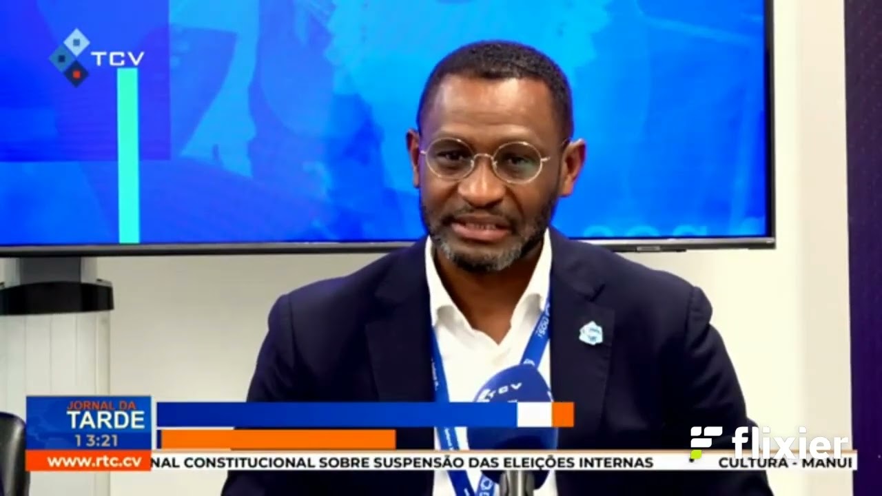 Reportagem da TCV destacando a parceria entre NOSi e a Caixa Económica de Cabo Verde