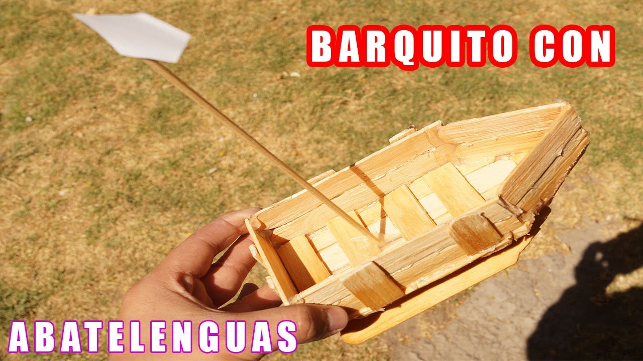 Como Hacer Barco Que ¡FLOTA MUCHO! con Palitos de Helado - YMX SUPERVIVENCIA