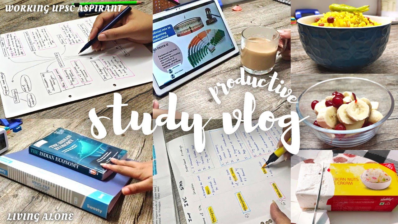STUDY VLOG | 23 📖🧑‍💻 | DAY IN LIFE OF WORKING IAS ASPIRANT | BEST UPSC STUDY VLOG | STUDY MOTIVATION