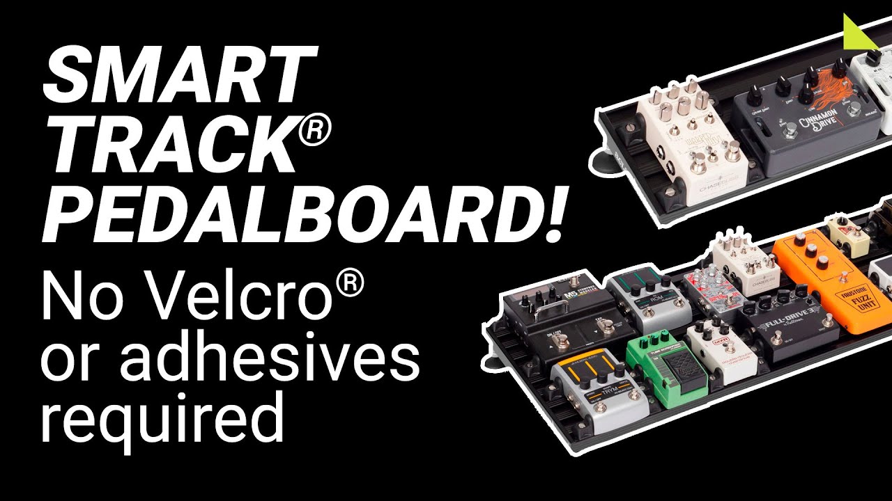 🔥 Smart Track&reg; pedalboard: No Velcro or adhesives required! | Aclam Guitars