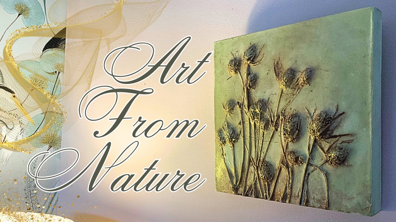 Flower Relief Art with Aqua Cast ECO RESIN - IT WORKS SO WELL!