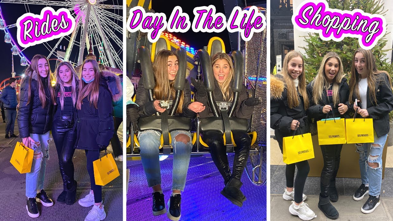 A Festive Day In The Life Shopping & Winter Wonderland! | Rosie McClelland
