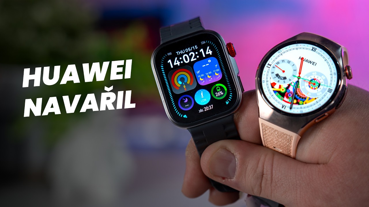 Zabijáci Apple Watch? Huawei Watch 5 a Fit 4!