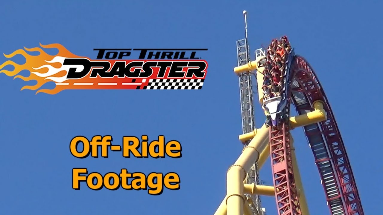 Top Thrill Dragster at Cedar Point (Off-Ride Footage) - Non-Copyright