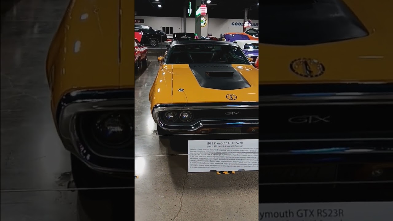 BROTHERS COLLECTION 1971 Plymouth GTX RS23R 426 Hemi 4 Sp Sunroof Classic Muscle Car American Icon