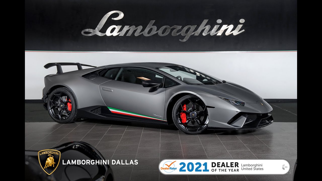 2018 Lamborghini Huracan Performante Grigio Titans L1329