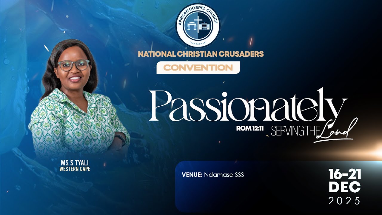 African Gospel Church CC Convention Morning Service | 20 Dec 2025 | EMthatha | Sis S Tyali