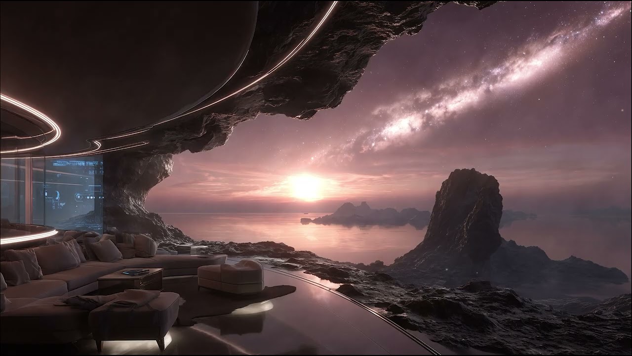 Tranquillity Base (10 hour ambient video)