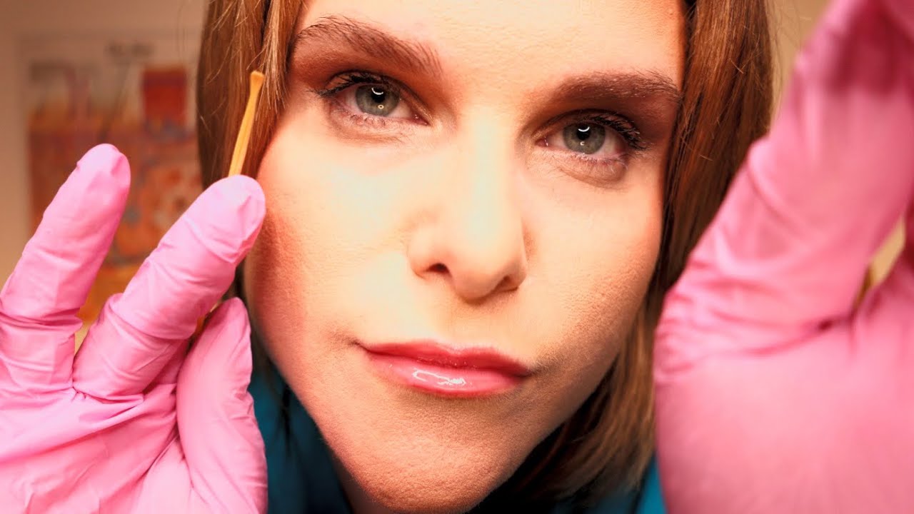 ASMR Dermatologist Examination | Face, Ear & Scalp Assessment