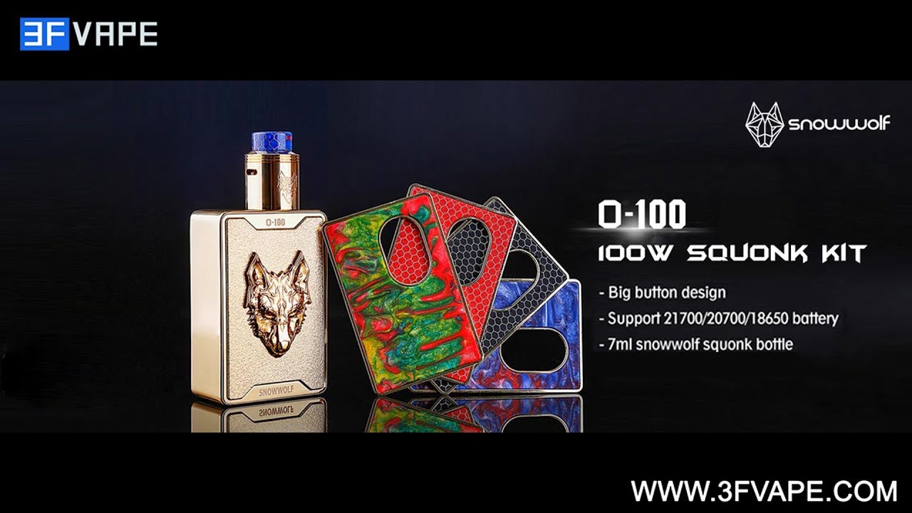 SnowWolf O-100 100W Squonk Kit
