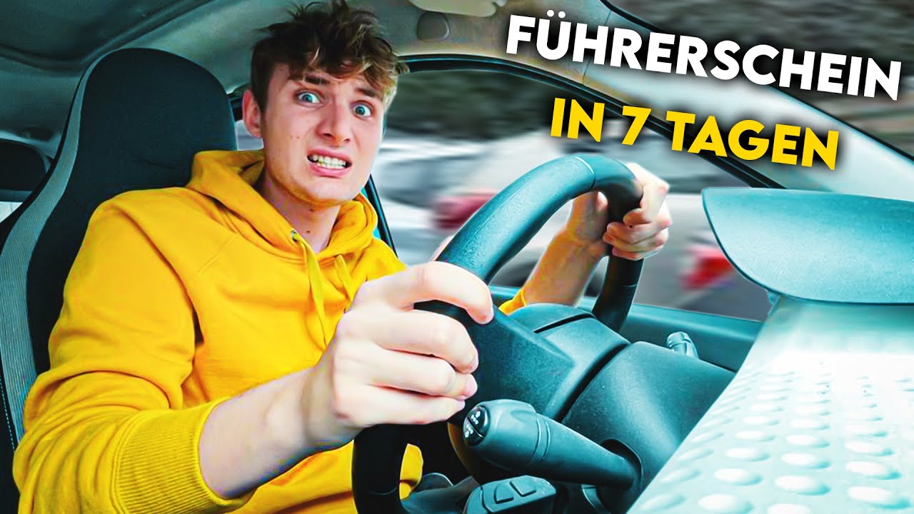 Auto Führerschein in 7 Tagen versuchen (Selbstexperiment)