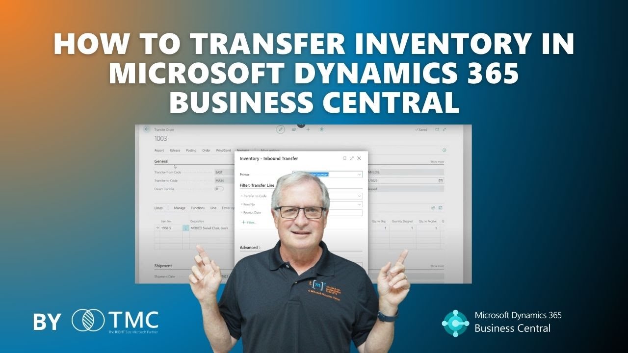 Как перенести запасы в Microsoft Dynamics 365 Business Central