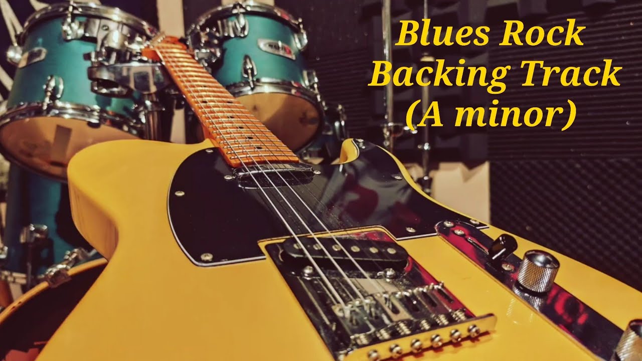 Blues Rock in A minor (Backing track) BPM 160