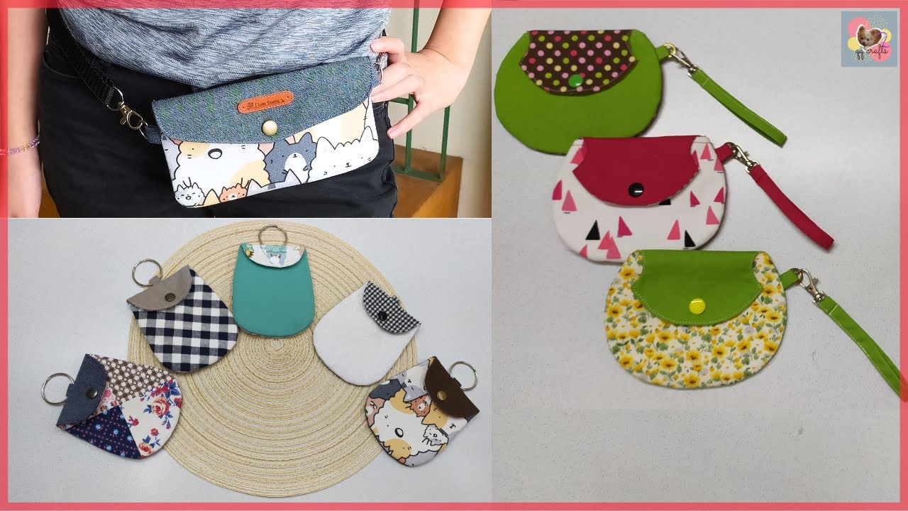 3 DIY Adorable Cute Purses Ideas | Purse and Pouch Ideas and Designs | 三款不同DIY可爱迷人小钱包