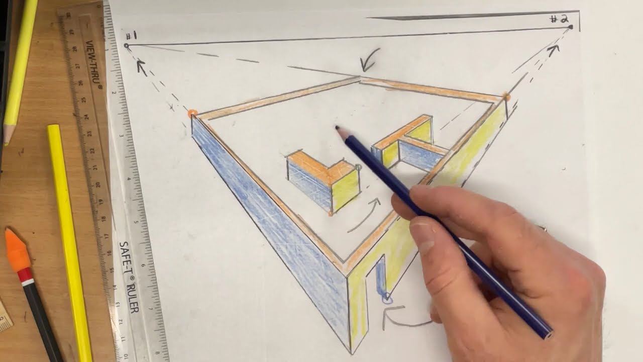 2-point perspective Maze