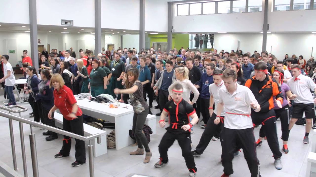 Chesterfield College Comic Relief Flash Mob