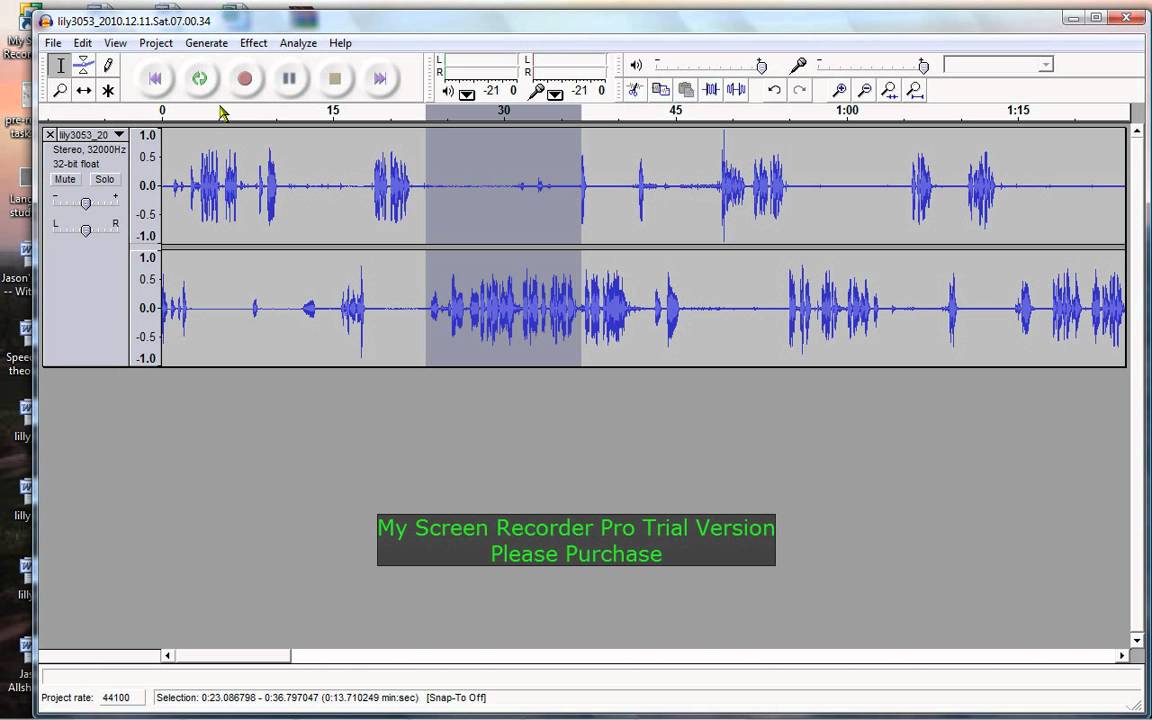 How to use Audacity for transcription