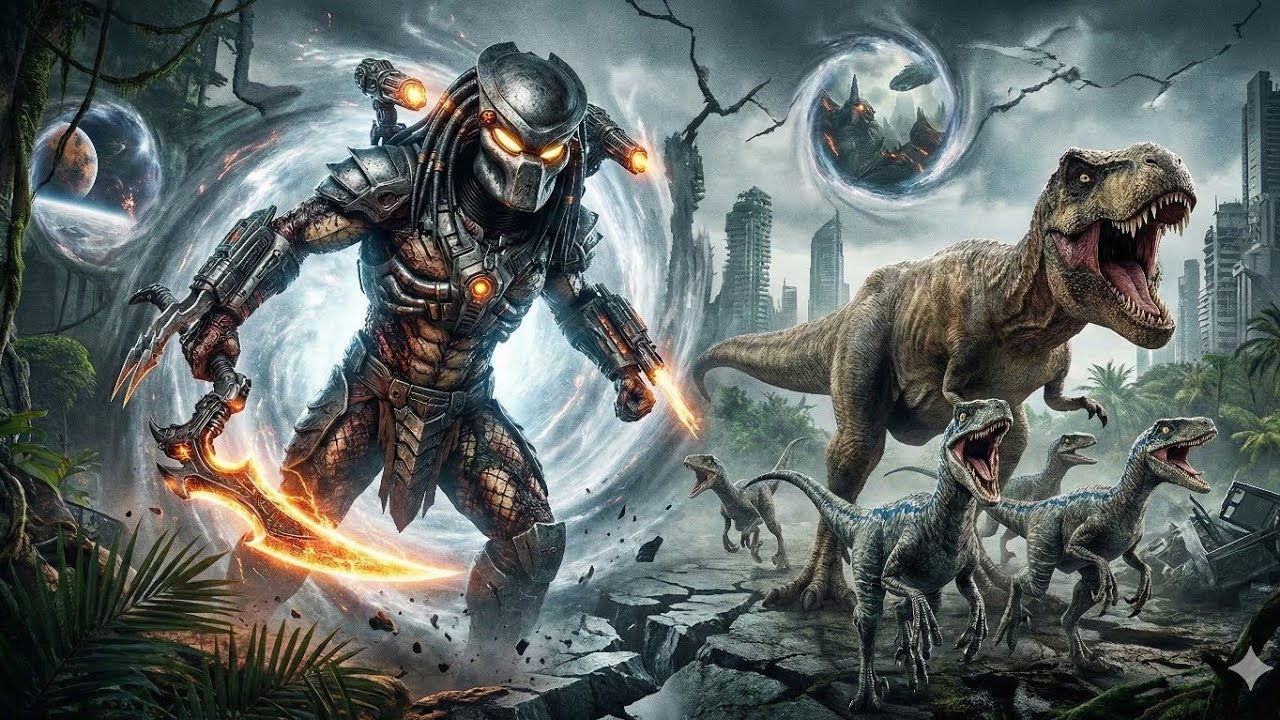 Dimensional Hunt (Predator vs Prehistoric)