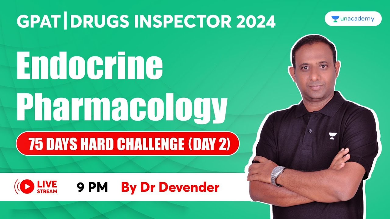 GPAT 75 Days Challenge - 2 | Pharmacology #GPAT2024 #ESICPharmacists #DrugsInspector