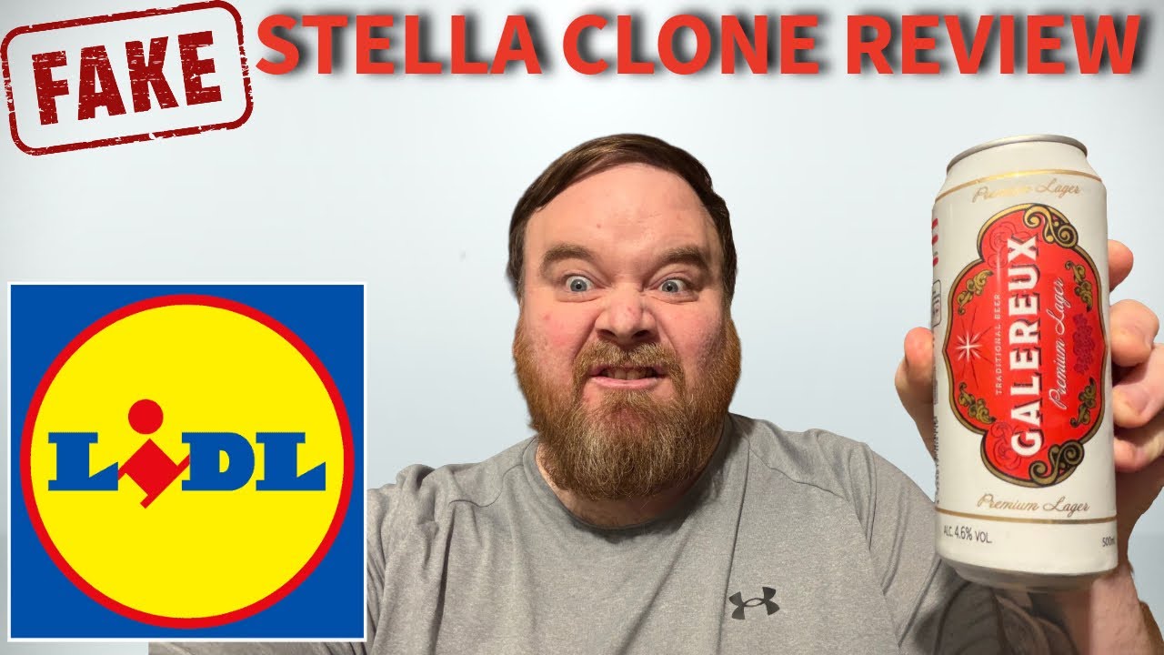 LIDL Galereux Lager |4,6%| фейковый обзор Стеллы!