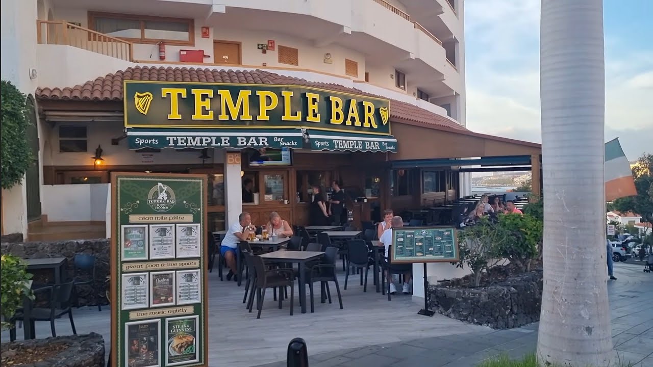 TENERIFE Costa Adeje - Уникальный бар To Temple Bar / Scotch Corner