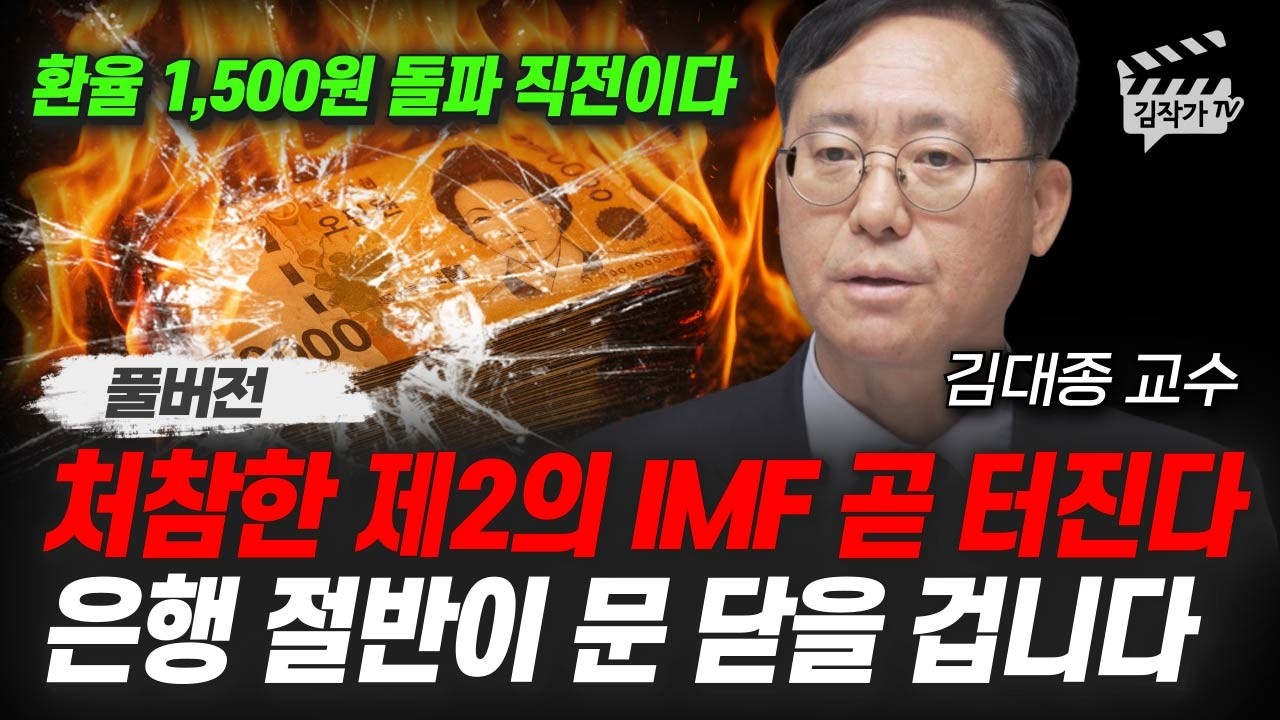 처참한 제2의 IMF 곧 터진다, 은행 절반이 문 닫을 겁니다 (김대종 교수)