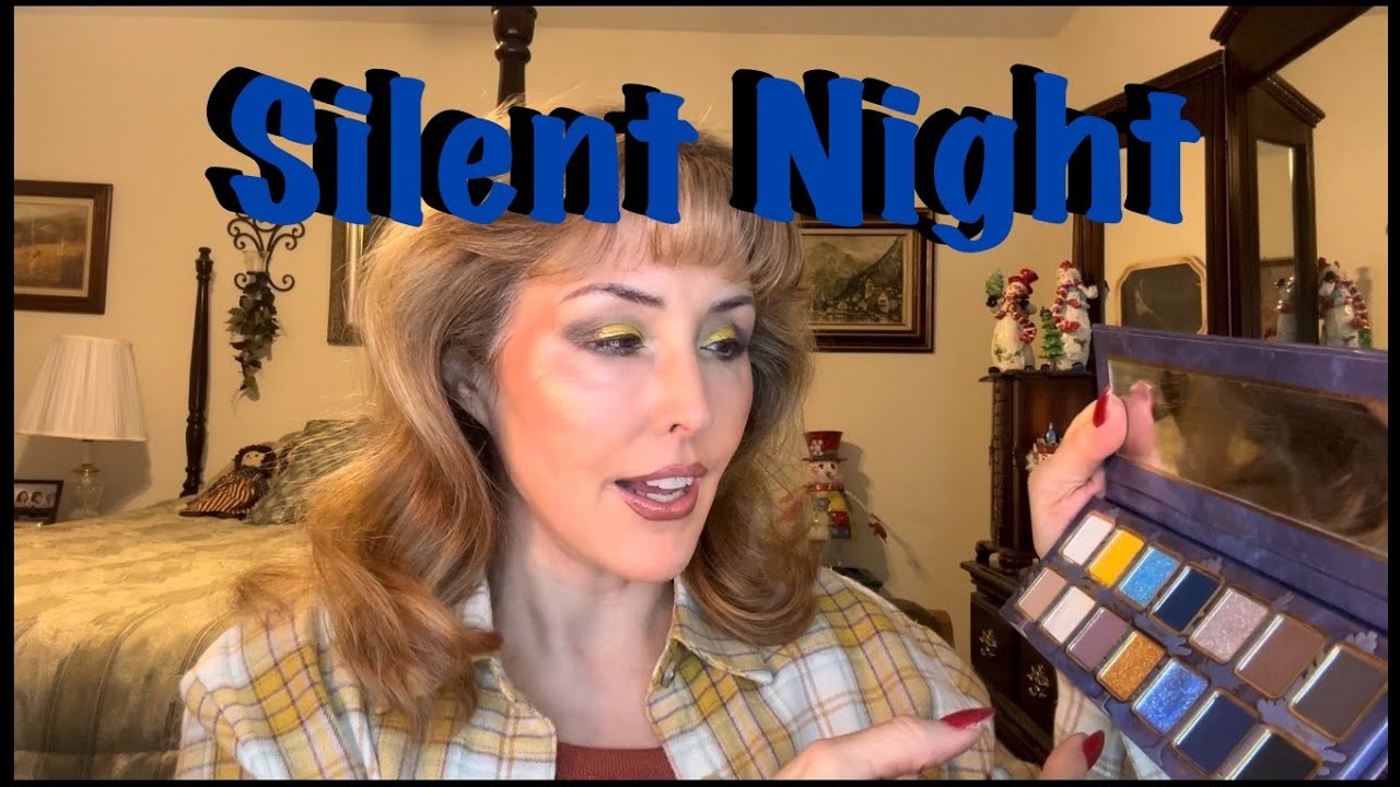 Vlogmas Day 23 | Палитра Gourmand Girls Silent Night – синие и коричнево-золотые праздничные образы