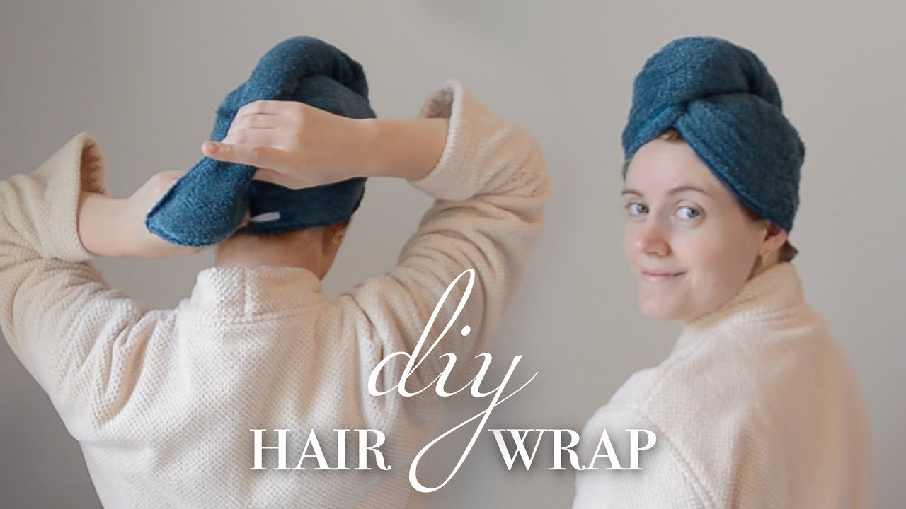How to Make a Hair Towel Wrap ~ Made to Measure!