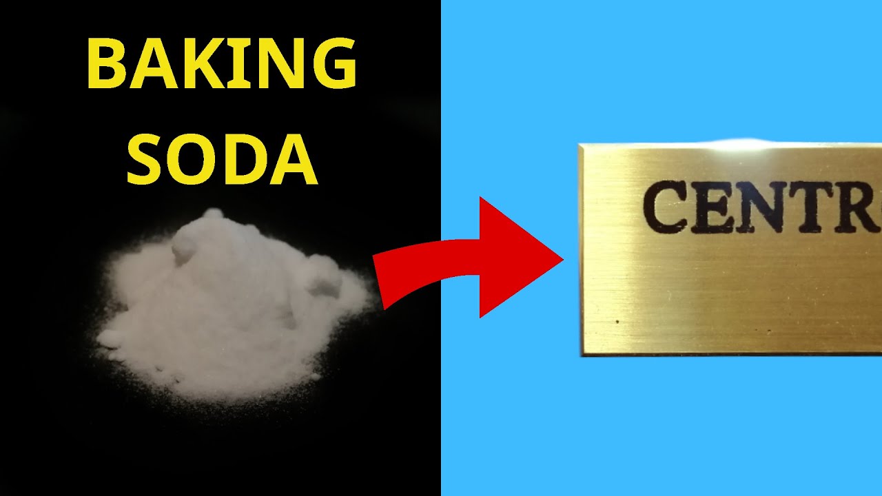 How to Engrave Brass plates with Electricity and Baking Soda